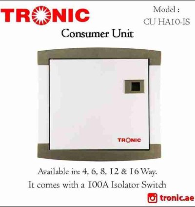 Tronic Consumer Unit 12 Way