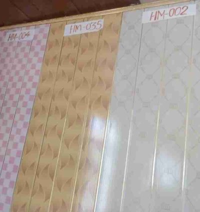 PVC ceiling Light gauge 18 ft x 8" 1 Bundle(10 Pieces) HM 004