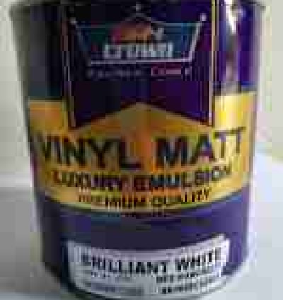Crown vinyl matt emulsion 4ltrs