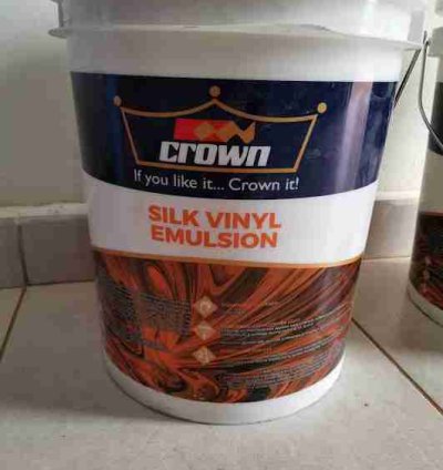 Crown silk vinyl emulsion 4ltrs