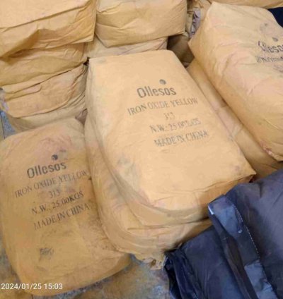 IRON OXIDE YELLOW 25 KGS (HIGH QUALITY)