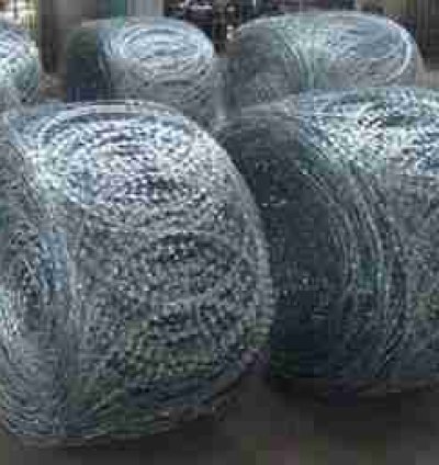 Flat Trap Wire Galvanized Razor Fence 450 mm high 8 m long
